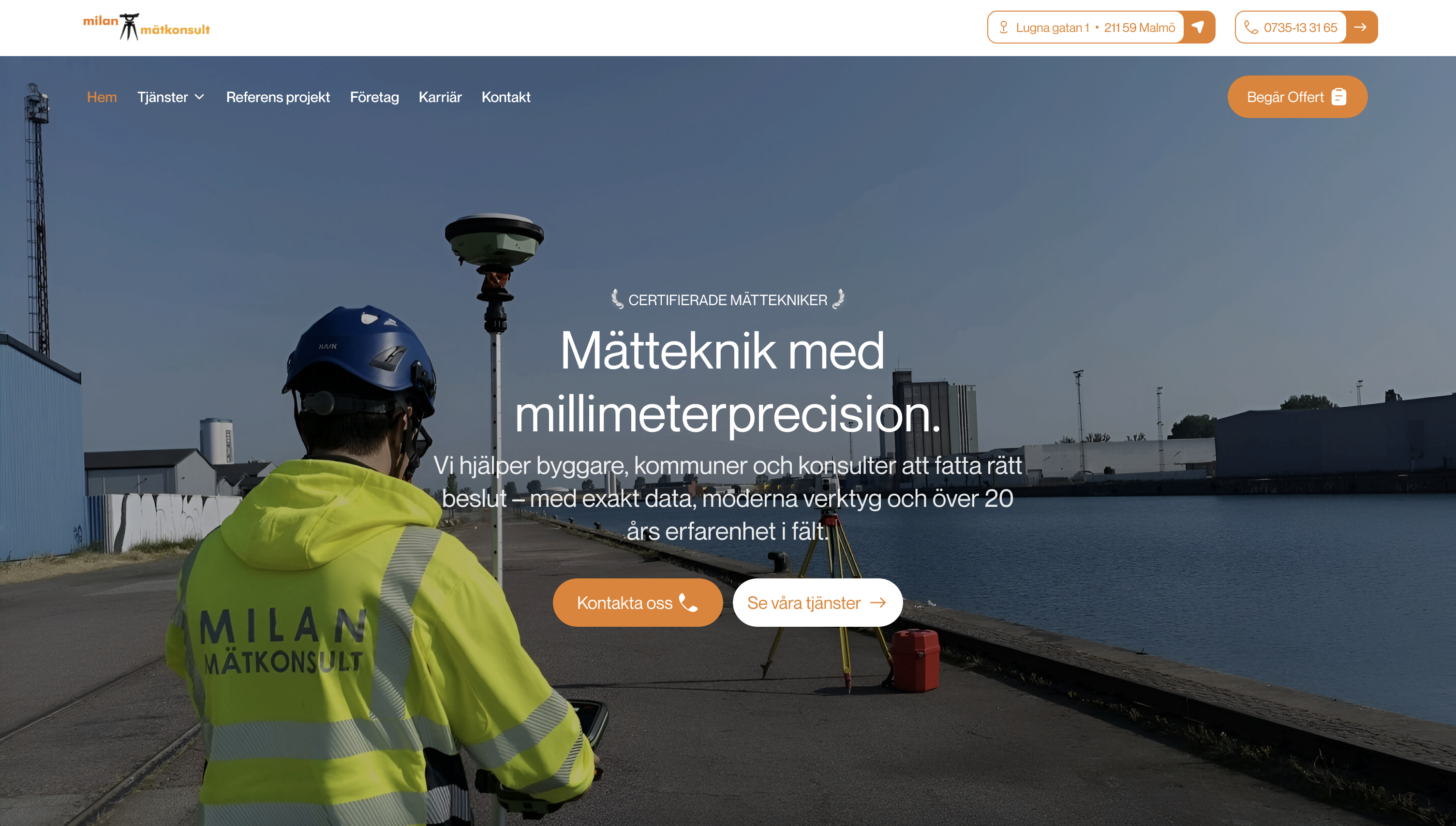 Milan Mätkonsult AB – Digital Presence Revamp - Image 1